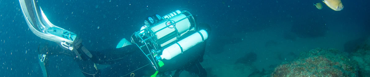 ccr diving in lanzarote