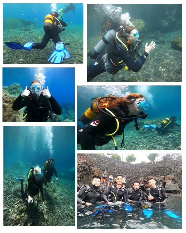 Lanzarote Dive Sites: the Blue Hole at Playa Chica